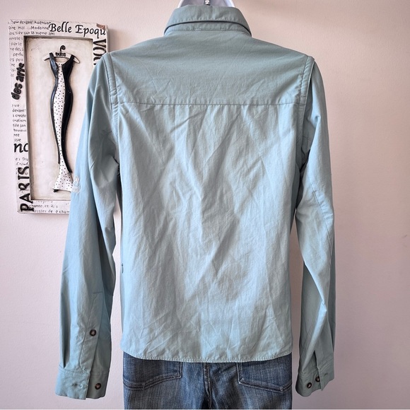 Women’s The North Face Summit Series Lunker’s Outdoor Blue Shirt Jacket Size S - Picture 5 of 10